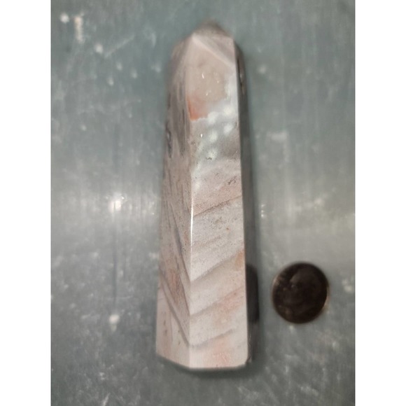 Pink Mexican Crazy Lace Agate Tower - Picture 5 of 5